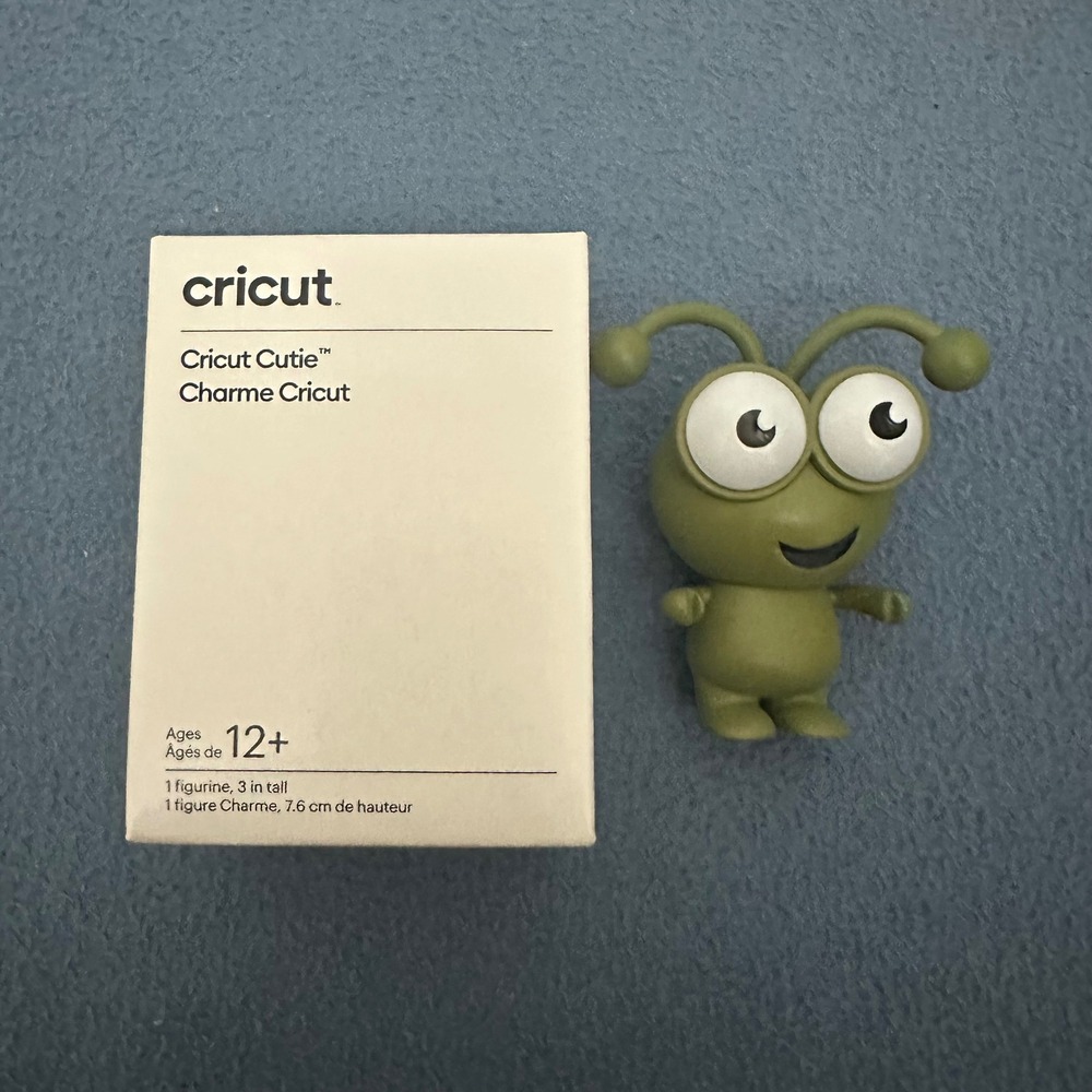 Cricut Cutie Olive Green Collectible Figurine 3 Inch Mascot Figure 2010907